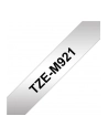 BROTHER P-Touch TZE-M921 black on silver-matte 9mm 8m - nr 13