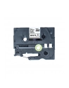 BROTHER P-Touch 24mm withe/black ribbon tape - nr 7