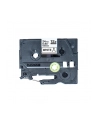 BROTHER P-Touch 24mm withe/black ribbon tape - nr 8