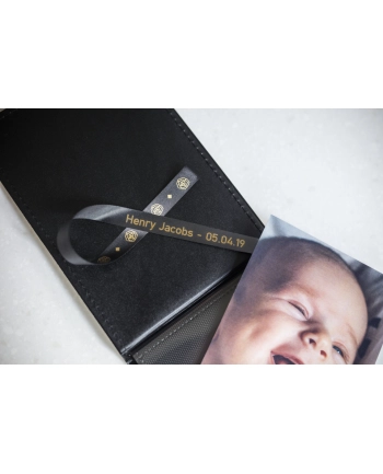 BROTHER P-Touch 24mm black/gold ribbon tape nr 1