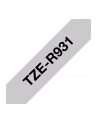 BROTHER P-Touch 12mm light grey/gold ribbon tape - nr 10