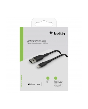 belkin Kabel Braided USB- Lightning 1m czarny nr 1