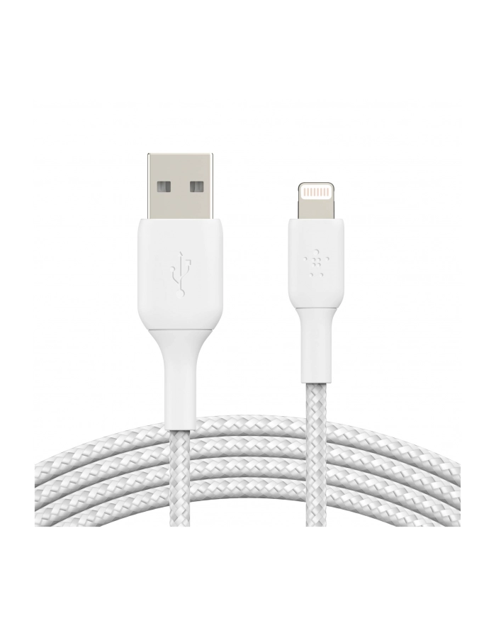 belkin Kabel USB- Lightning Braided  3m biały główny