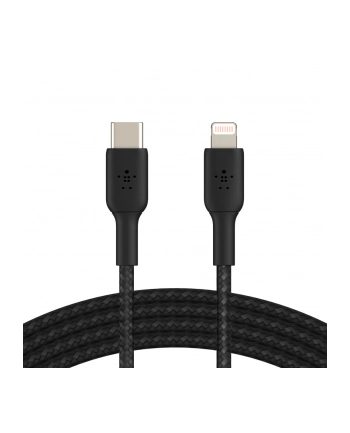 belkin Kabel Braided USB-C Lightning 1m czarny nr 1