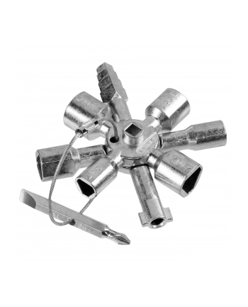 Knipex TwinKey 00 11 01, socket wrench (for common cabinets and locking systems) nr 2