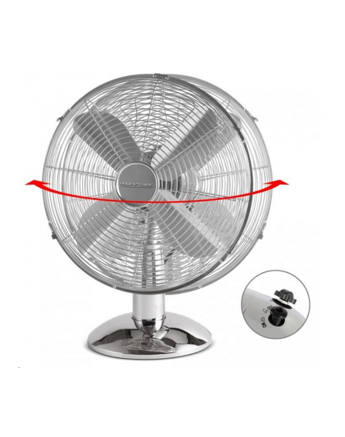 ProfiCare PC-VL 3063 M, fan (stainless steel) główny