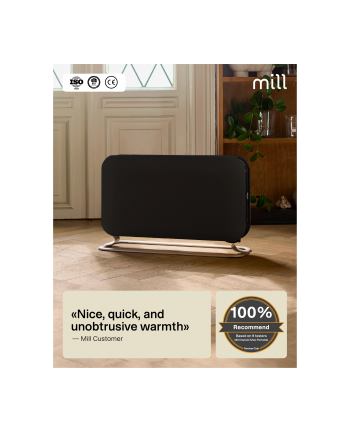 Grzejnik konwekcyjny Mill SG2000LED BLACK nr 2