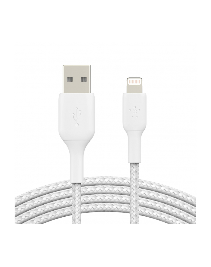 belkin Kabel USB- Lightning Braided  3m biały główny