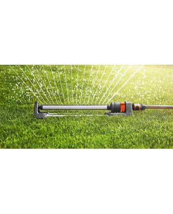 GARDENA square sprinkler Aqua L (grey / orange)