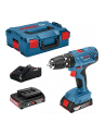 bosch powertools Bosch cordless drill driver GSR 18V-21 Professional solo, 18Volt (blue / black, L-BOXX, 2x Li-ion battery 2.0Ah) - nr 1