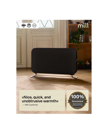 Grzejnik konwekcyjny Mill SG2000LED BLACK nr 2