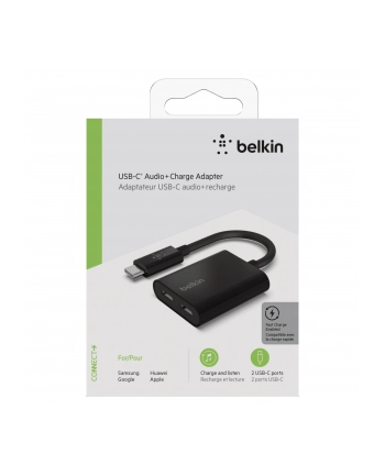 belkin Adapter przejściówka 2xUSB-C Audio+Charge rockstar nr 1