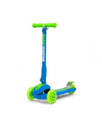 Hulajnoga trójkołowa Scooter Magic niebiesko-zielona 2692 Milly Mally nr 1