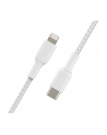 belkin Kabel Braided USB-C Lightning 2m biały - nr 12