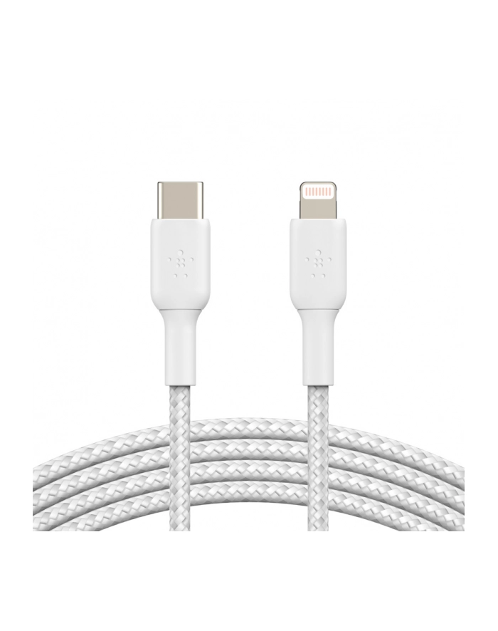 belkin Kabel Braided USB-C Lightning 2m biały główny