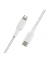 belkin Kabel Braided USB-C Lightning 2m biały - nr 3