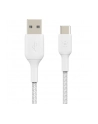 belkin Kabel Braided USB-C USB-A 1m biały - nr 19