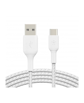 belkin Kabel Braided USB-C USB-A 3m biały nr 1