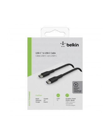 belkin Kabel Braided USB-C USB-C 1m czarny nr 2