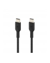 belkin Kabel Braided USB-C USB-C 1m czarny - nr 20