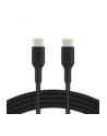 belkin Kabel Braided USB-C USB-C 1m czarny - nr 23