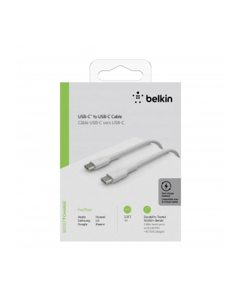 belkin Kabel Braided USB-C USB-C 1m biały nr 2