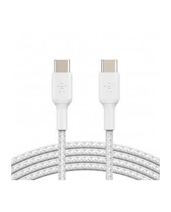 belkin Kabel Braided USB-C USB-C 1m biały nr 1