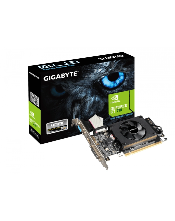 gigabyte Karta graficzna GT710 2GB DDR3 64BIT DVI/HDMI/DSUB główny