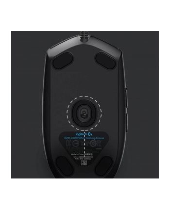 logitech Mysz  G203 Lightsync Gaming Mouse Czarna nr 1
