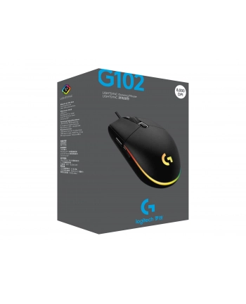 logitech Mysz  G102 Lightspeed Gaming Mouse czarna nr 1