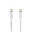 belkin Kabel Braided USB-C Lightning 1m biały - nr 2