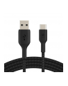 belkin Kabel Braided USB-C USB-A 15cm czarny - nr 12
