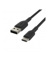 belkin Kabel Braided USB-C USB-A 15cm czarny - nr 19