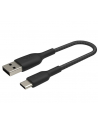 belkin Kabel Braided USB-C USB-A 15cm czarny - nr 5