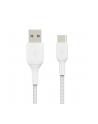 belkin Kabel Braided USB-C USB-A 15cm biały - nr 14