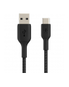 belkin Kabel Braided USB-C USB-A 1m czarny - nr 19