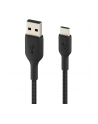 belkin Kabel Braided USB-C USB-A 1m czarny - nr 20