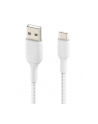 belkin Kabel Braided USB-C USB-A 1m biały - nr 3