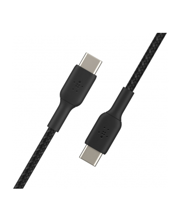belkin Kabel Braided USB-C USB-C 1m czarny