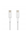 belkin Kabel Braided USB-C USB-C 1m biały - nr 16