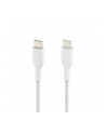 belkin Kabel Braided USB-C USB-C 1m biały - nr 18