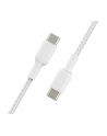 belkin Kabel Braided USB-C USB-C 1m biały - nr 20