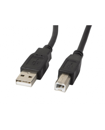 lanberg Kabel USB-A(M)->USB-B(M) 2.0 0.5M CZARNY