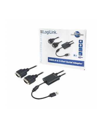 logilink Adapter USB 2.0 do 2x port szeregowy