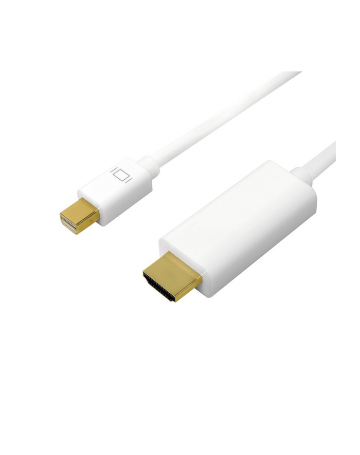 logilink Kabel mini DisplayPort do HDMI,4K 1m Biały główny