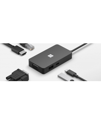 microsoft USB-C Travel Hub Commercial Black 1E4-00003