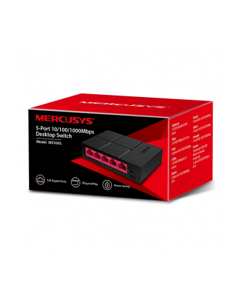 tp-link Przełącznik Mercusys MS105G switch 5xGE