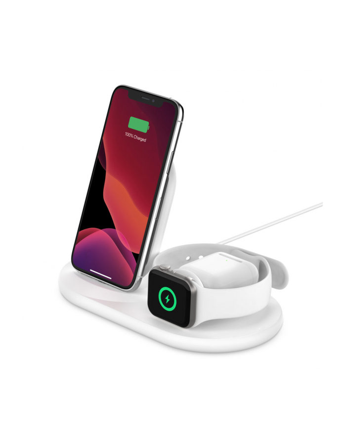 belkin Ładowarka 3in1 Wireless Charging pad biała główny