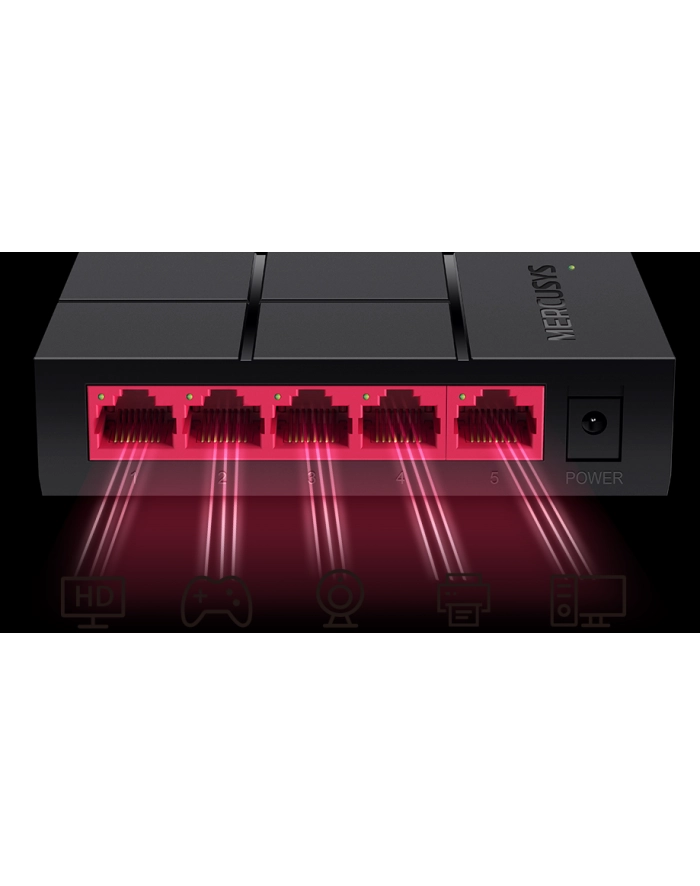 tp-link Przełącznik Mercusys MS105G switch 5xGE główny