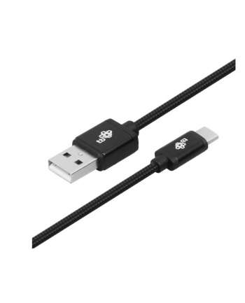 tb Kabel USB-USB C 2 m czarny sznurek nr 2
